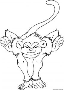 Desenhos de macacos 22